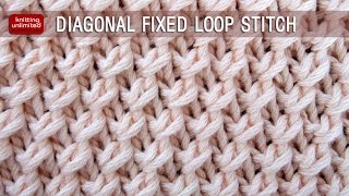 Diagonal Fixed Loop Stitch [upl. by Kunz]