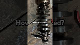 Severe Crankshaft Damage mechanics repair failure crankshaft [upl. by Ariayek]