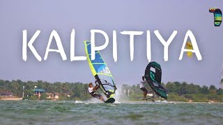 Kitesurfen Wingen und Windsurfen in KalpitiyaSri Lanka mit surfbudede [upl. by Alegna858]