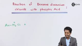 Reaction of Benzene Diazonium Chloride With Phosphinic Acid [upl. by Adena]