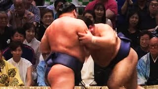 Aki Basho 2024 Day 9 Hiradoumi vs Hoshoryu [upl. by Eimerej907]