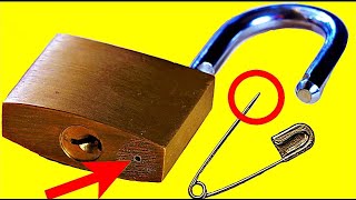 3 Ways to Open a Lock 🔴 Unlock Any Lock with Everyday Items  Show Maker [upl. by Luebke]