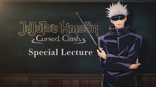 JUJUTSU KAISEN CURSED CLASH – Gojo Satoru Teaches Game Mechanics [upl. by Ellatsirhc]