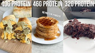 10 High Protein Low Calorie Breakfast Recipes [upl. by Elly]