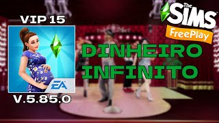 THE SIMS FREEPLAY APK MOD DINHEIRO INFINITO  VIP 15 V5850 2024 [upl. by Luthanen]