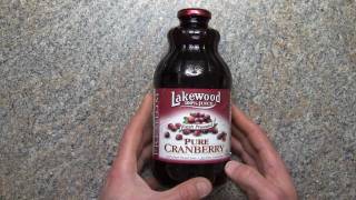 Lakewood Pure Cranberry Juice Review [upl. by Tierney]