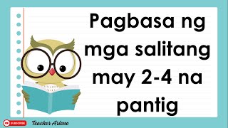 Pagbasa ng mga salitang may 24 na pantig [upl. by Woodberry]