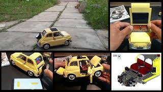 Lego Creator Expert Icons Fiat 500 RC Powered Up 10271 77942 mod [upl. by Hamehseer]