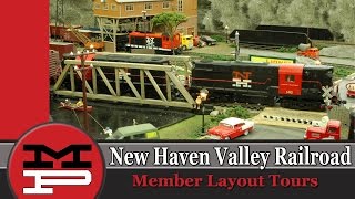 Member Layout Tour New Haven Valley Railroad [upl. by Eneleuqcaj]