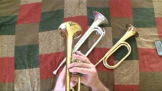 Bugle Review Cavalry Bugle vs Centennial Scoutbugle [upl. by Holmann]