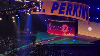 WWE MONDAY NIGHT RAW TJ PERKINS ENTRANCE 5102017 wwe wweraw wwehighlights [upl. by Eicirtap]