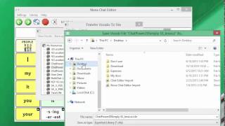 Transferring a Vocabulary file from NOVA chat Windows Editor to Chat Editor [upl. by Helfant446]