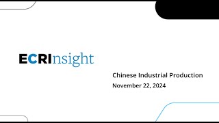 Chinese Industrial Production [upl. by Aicssej]