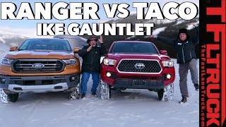 Best Midsize Towing Truck Ford Ranger vs Toyota Tacoma vs Worlds Toughest Towing Test [upl. by Ursel]