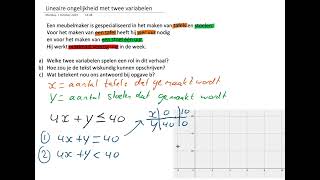 Wat is een lineaire ongelijkheid met twee variabelen [upl. by Ob935]