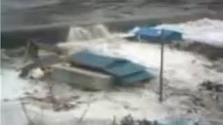 2011 Japan Tsunami  Sasu Village Kamaishi Full Footage [upl. by Werd]