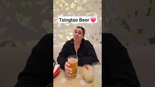 Bre Reviews a Beer  Properly Seasoned properlyseasoned beer review tsingtao food love [upl. by Noyahs]