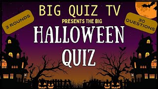 Pub Quiz 30 Question Halloween Quiz [upl. by Nellac]