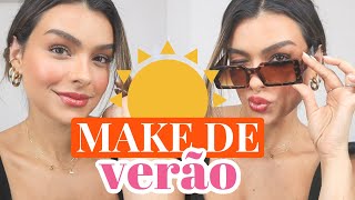 MAKE DIA A DIA DE VERÃO  MAQUIAGEM QUE ELEVA A AUTOESTIMA [upl. by Yetnom237]