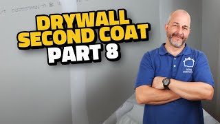 Complete Drywall Installation Guide Part 8 Second Coat And Corner Bead [upl. by Yssak462]