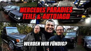 Teile amp Autojagd im Mercedes Oldtimer Paradies  Werden wir fündig [upl. by Marissa]