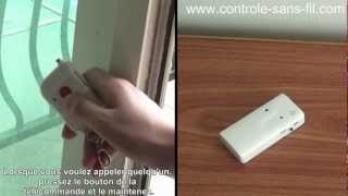 Comment réaliser la fonction alerte avec mini émetteur récepteur vibrateur avec antenne externe [upl. by Hotchkiss834]