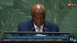 Address By President Boakai To The 2024 UN GA [upl. by Attlee]