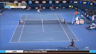 Djokovic vs Ferrer  Australian open 2013 SF Highlights HD [upl. by Yci90]