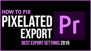 How to export High quality video in premiere pro  Pixelation in premier pro Fixed GoPRO Video [upl. by Isdnyl861]