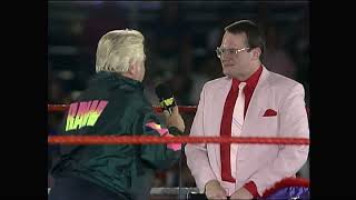 Jim Cornette debuts in the WWF Bobby The Brain Heenan marks out 1993 [upl. by Adekam]