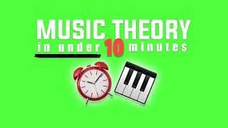 Learn Music Theory in Under 10 Minutes [upl. by Ehcsrop]