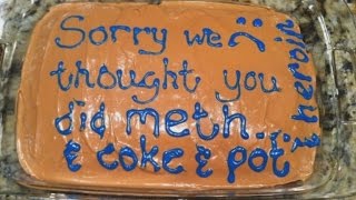 Mom Bakes Hilarious I Thought You Did Meth Apology Cake For Daughter [upl. by Ahon]