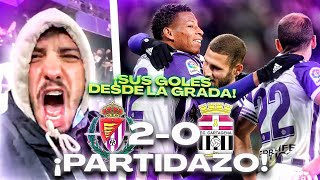 🔥🤯 ¡EL GOLAZO DE GONZALO PLATA DESDE LA GRADA ¡PARTIDAZO DEL REAL VALLADOLID 💜 VLOG SAMU GALICIA [upl. by Shuping]