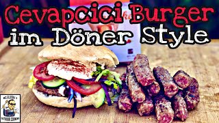 Gegrillter Cevapcici Burger im Döner Style [upl. by Wolbrom]