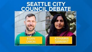 Seattle City Council District 3 debate Kshama Sawant and Egan Orion [upl. by Pellegrini197]