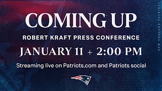 LIVE Robert Kraft Press Conference [upl. by Hanonew]