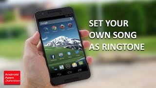 How to set a song as ringtone in android  custom ringtone [upl. by Aurel]