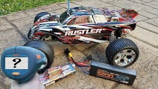 Traxxas Rustler Xl5 Top Speed Nimh VS 2s Lipo Speed Test How fast is the Rustler XL5 [upl. by Acker489]