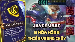 THIÊN VƯƠNG CHÙY JAYCE 4 SAO 8 HÓA HÌNH SIÊU TRÂU SIÊU DỊ GÕ ĐẦU LOBBY BOONG BOONG  DTCL MÙA 12 [upl. by Noskcaj39]