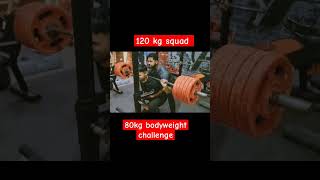 120kg weight or 80 kg bodyweight challenge trending motivation absfat fatloss subscribe [upl. by Avraham]