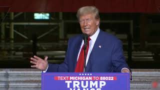 FULL VIDEO President Trump Speaks in Potterville Michigan Aug 29 [upl. by Eniloj98]