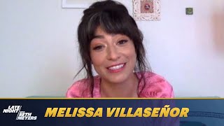 Melissa Villaseñor Shocks Seth with Her Kristen Wiig Impression [upl. by Laroy706]