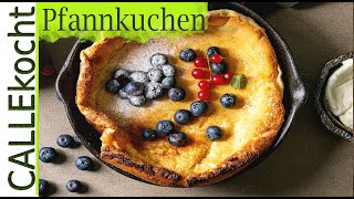 Omas Eierkuchen von Blaubeeren und Pflaumen Pfannkuchen Rezept [upl. by Gerson]