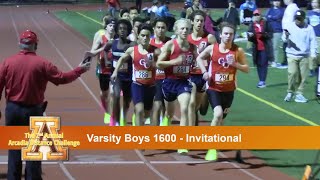 2023 TF  Arcadia Distance  1600 Boys Varsity Invite [upl. by Ennis]