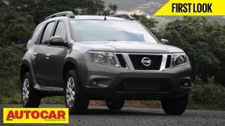 2013 Nissan Terrano Compact SUV  First Look Video  Autocar India [upl. by Brittney420]