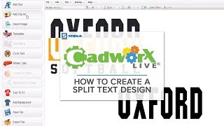 How to Create a Split Text Design [upl. by Abshier]