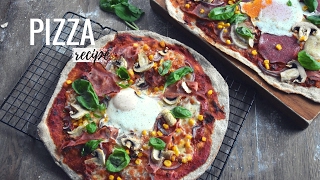 Easy Wholemeal Pizza Recipe  Jennifer Quan [upl. by Yeniffit]