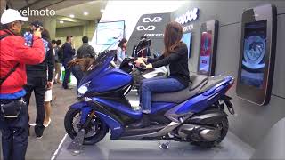 The 2018 Kymco Xciting 400i scooter  tall rider 190cm 62ft [upl. by Alston]