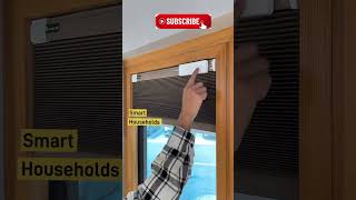 Smart windows windowscreen household smartgadgets curtain fyp viralshort homedecor [upl. by Ajile]