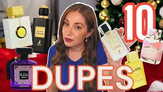 10 DUPES Árabes Increíbles REGALOS NAVIDAD 🌲 perfumesarabes perfumesarabesbaratosdupesdeloscaros [upl. by Meeharbi846]